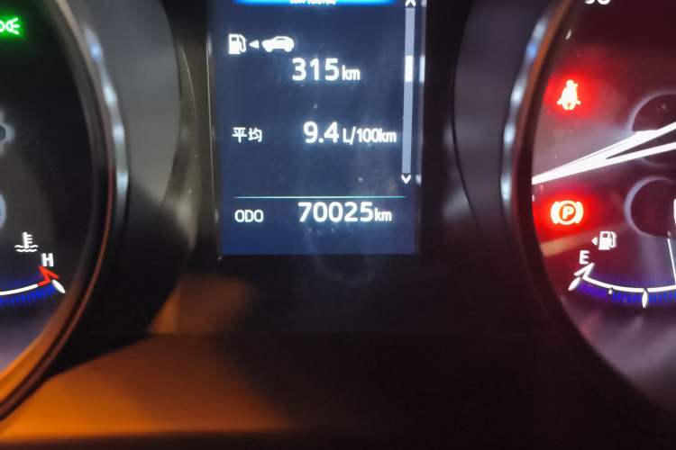 Used Toyota IZOA 2018 2.0L Yichi Version China VI Standard Odometer Close Up