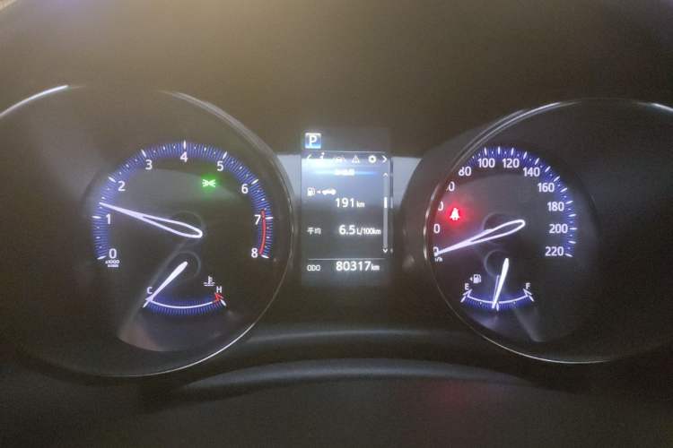 Used Toyota IZOA 2018 2.0L Yichi Edition China V Standard Instrument Cluster