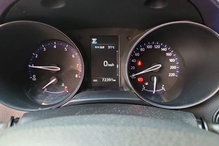 Used Toyota IZOA 2018 2.0L Yichi Edition China V Standard Odometer Close Up