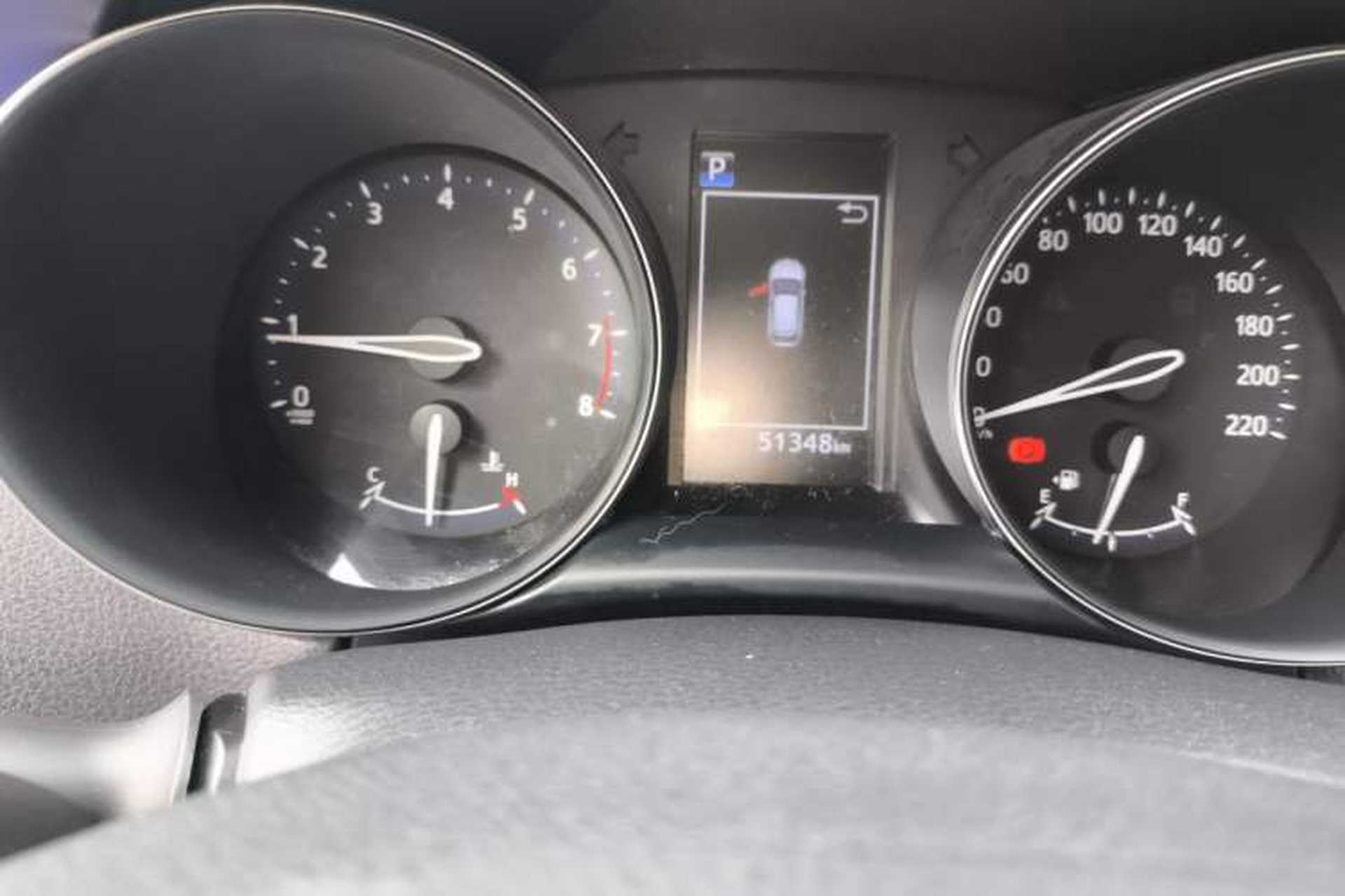 Used Toyota IZOA 2018 2.0L Yichi Edition China V Standard Odometer Close Up