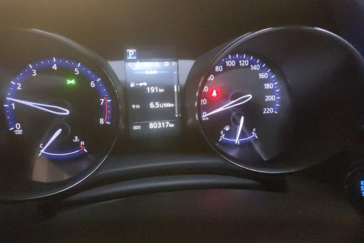 Used Toyota IZOA 2018 2.0L Yichi Edition China V Standard Odometer Close Up