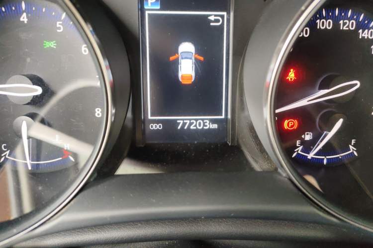 Used Toyota IZOA 2018 2.0L Yichi Version China VI Standard Odometer Close Up