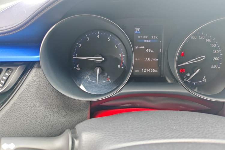 Used Toyota IZOA 2018 2.0L Yichi Edition China V Standard Odometer Close Up