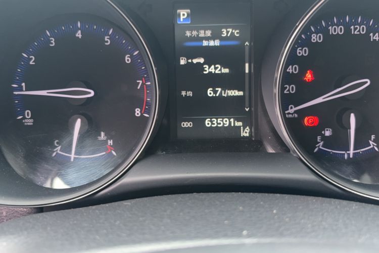 Used Toyota IZOA 2018 2.0L Yichi Version China VI Standard Odometer Close Up