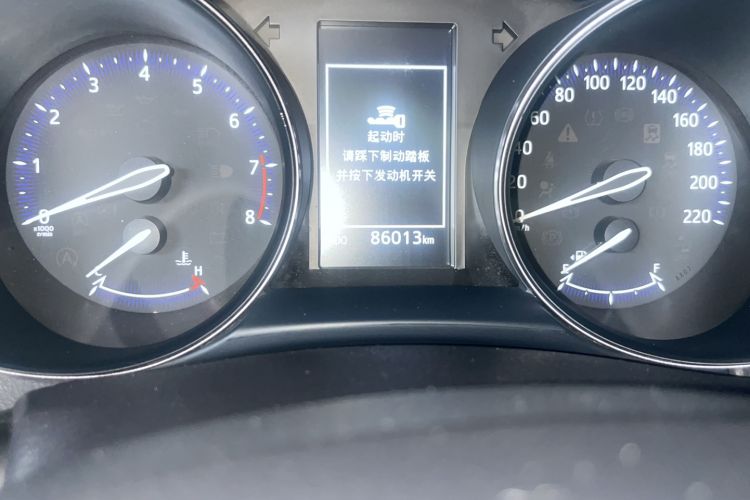 Used Toyota IZOA 2018 2.0L Yichi Edition China V Standard Odometer Close Up