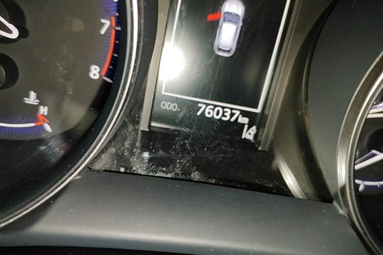 Used Toyota IZOA 2018 2.0L Yichi Version China VI Standard Odometer Close Up
