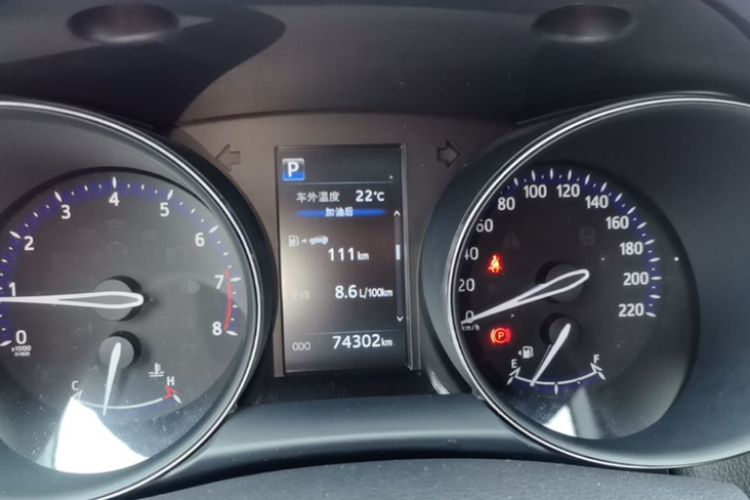 Used Toyota IZOA 2020 2.0L Enjoy Edition Odometer Close Up