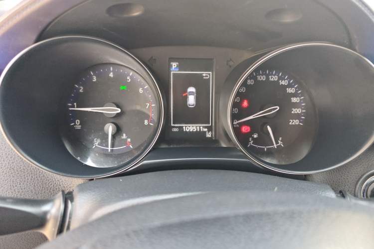 Used Toyota IZOA 2020 2.0L Yidong Edition Odometer Close Up
