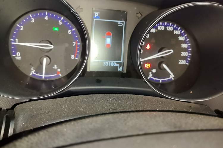 Used Toyota IZOA 2020 2.0L Enjoy Edition Odometer Close Up