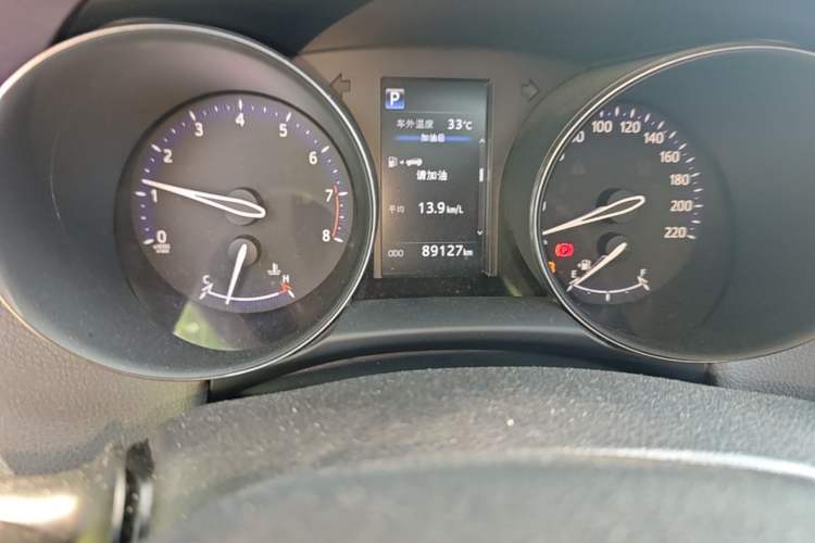 Used Toyota IZOA 2020 2.0L Enjoy Edition Odometer Close Up
