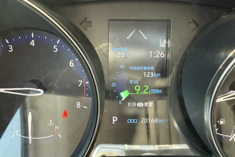 Used Toyota IZOA 2021 2.0L Enjoy Edition Odometer Close Up