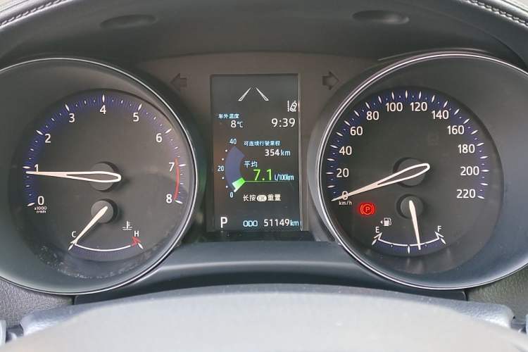 Used Toyota IZOA 2021 2.0L Enjoy Edition Odometer Close Up