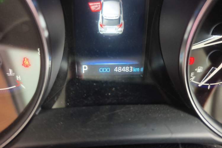 Used Toyota IZOA 2021 2.0L Enjoy Edition Odometer Close Up