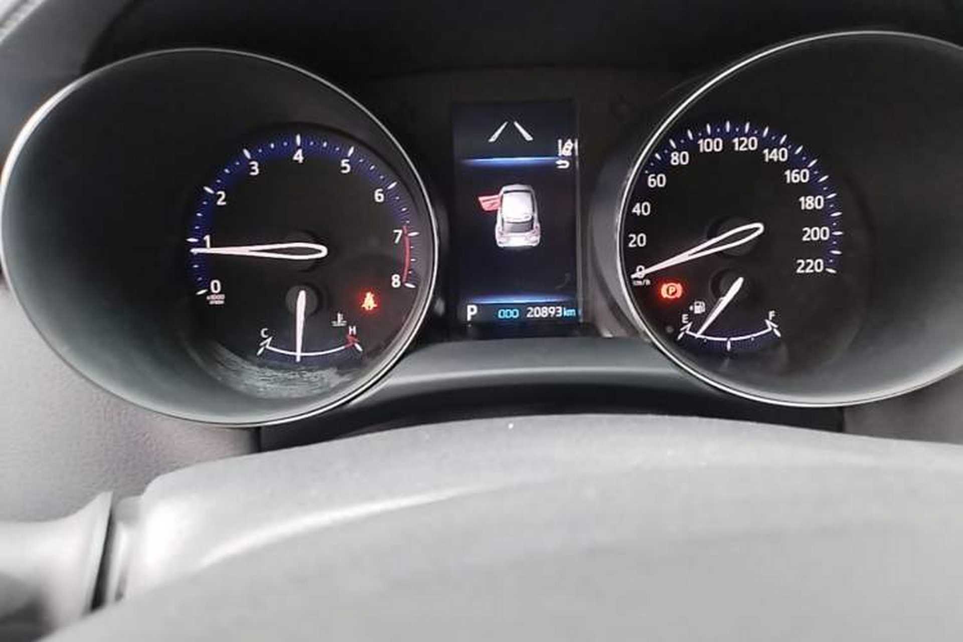 Used Toyota IZOA 2021 2.0L Enjoy Edition Odometer Close Up