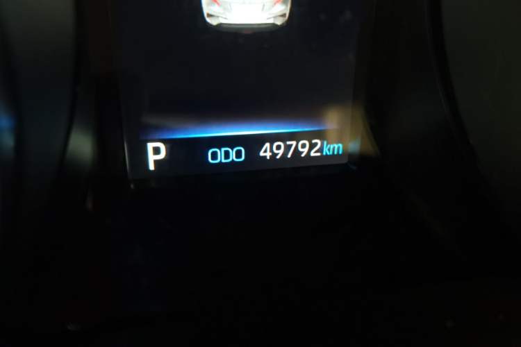 Used Toyota IZOA 2021 2.0L Yixing Version Odometer Close Up