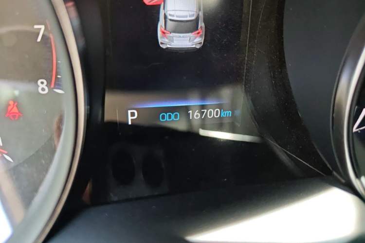 Used Toyota IZOA 2021 2.0L Enjoy Edition Odometer Close Up