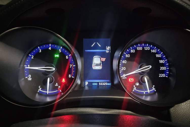 Used Toyota IZOA 2022 2.0L Yixing Version Odometer Close Up