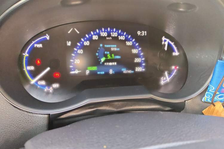 Used Toyota IZOA 2023 Dual-Motor 2.0L Yixiang Edition Odometer Close Up