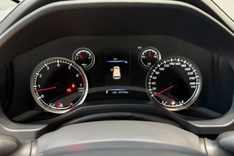 Used Toyota Land Cruiser  Odometer Close Up