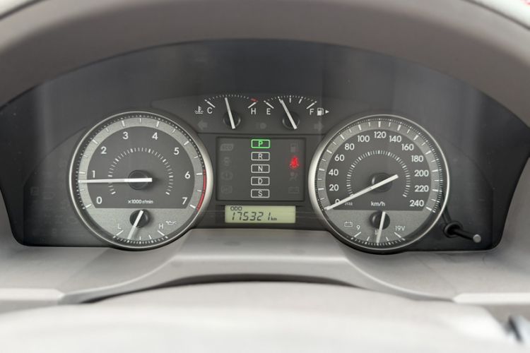 Used Toyota Land Cruiser  Odometer Close Up
