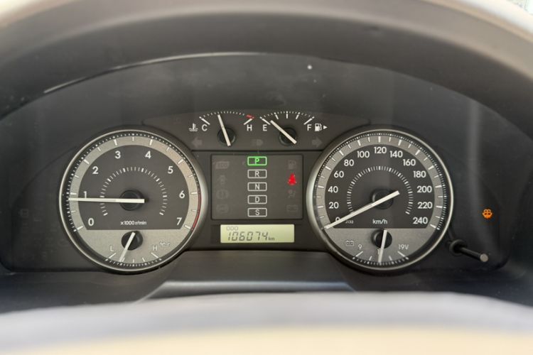 Used Toyota Land Cruiser  Odometer Close Up