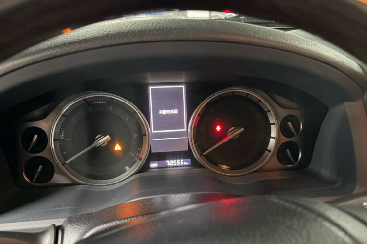 Used Toyota Land Cruiser  Odometer Close Up