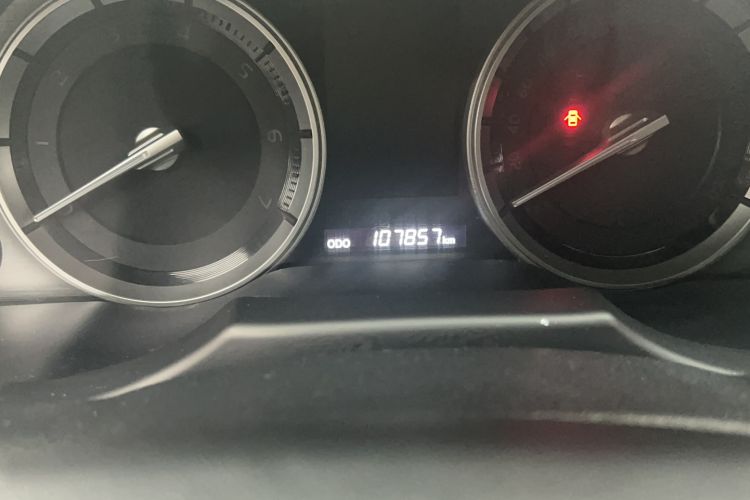 Used Toyota Land Cruiser  Odometer Close Up