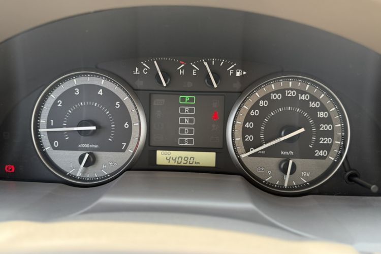 Used Toyota Land Cruiser  Odometer Close Up