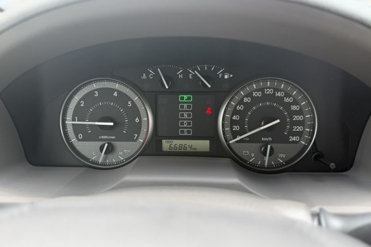 Used Toyota Land Cruiser  Odometer Close Up