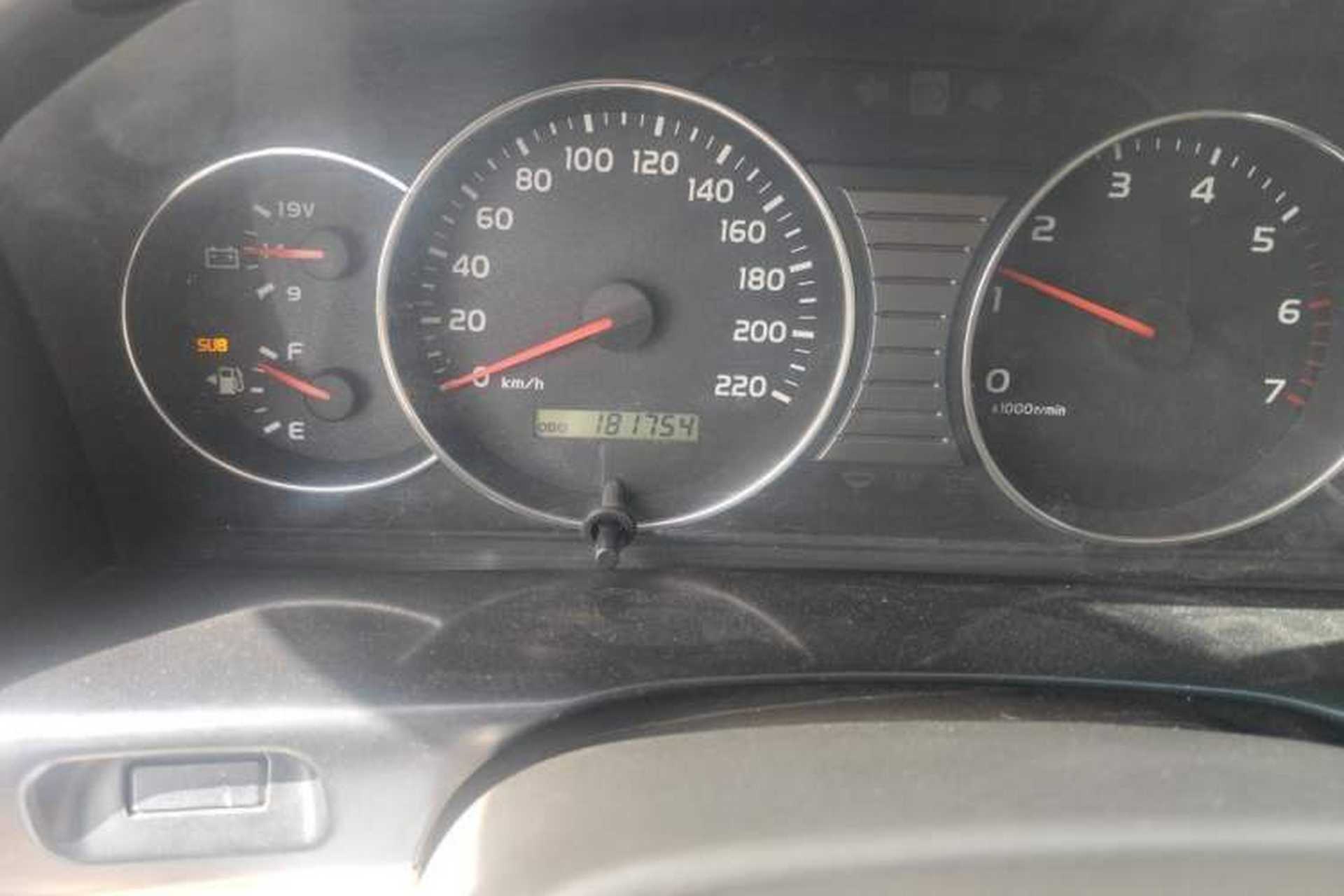 Used Toyota Land Cruiser 2005 4500 GX-R Manual - Middle East Version Odometer Close Up