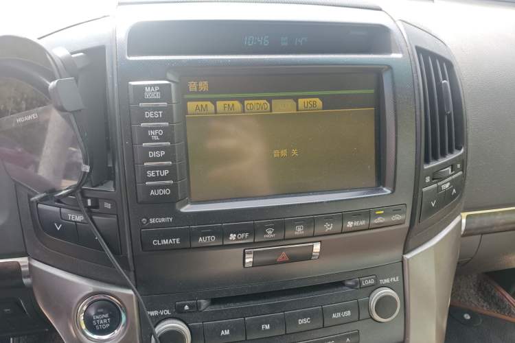 Used Toyota Land Cruiser 2007 4.7L Automatic VX-R Audio And AC Panel