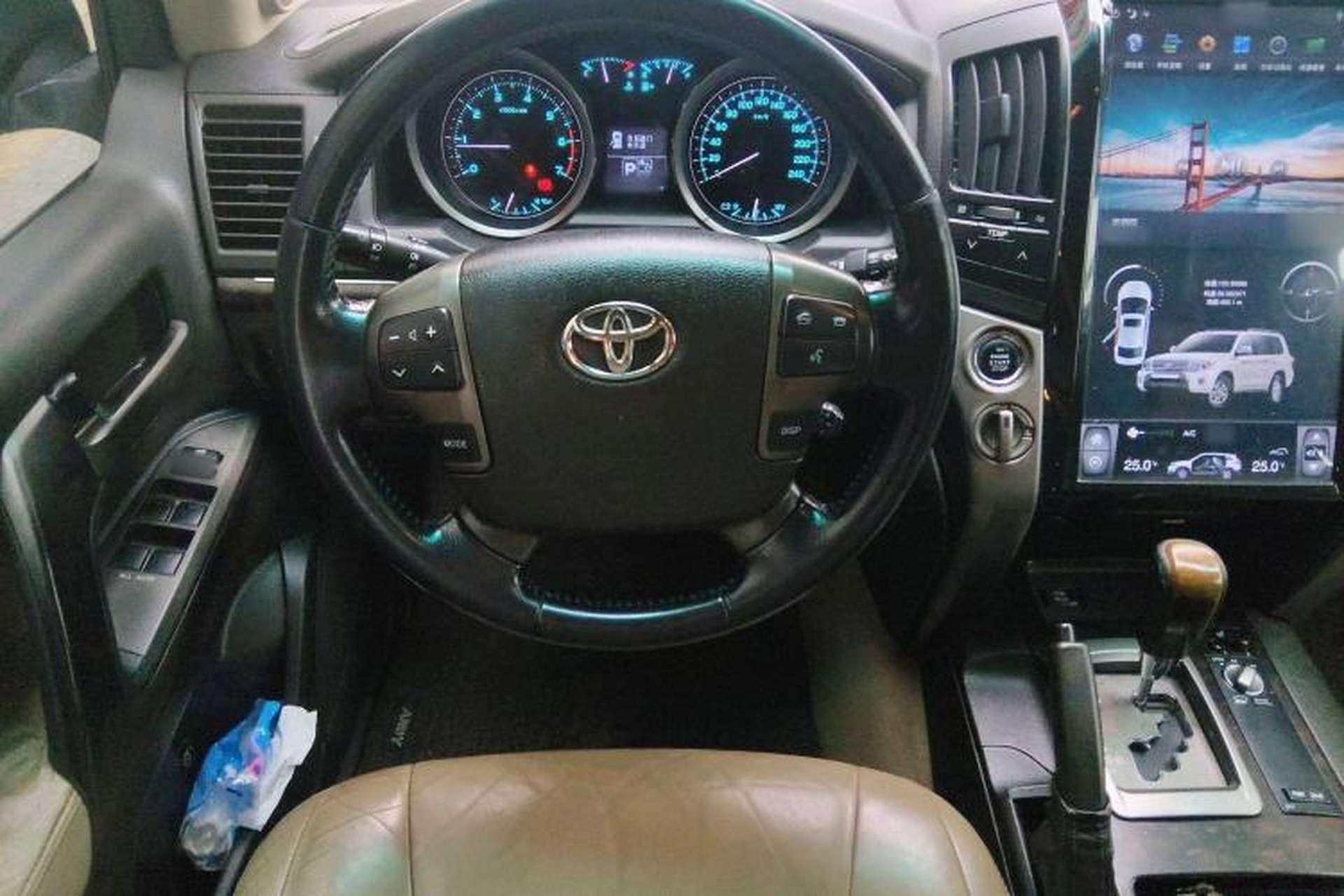 Used Toyota Land Cruiser 2007 4.7L Automatic VX-R Steering Wheel