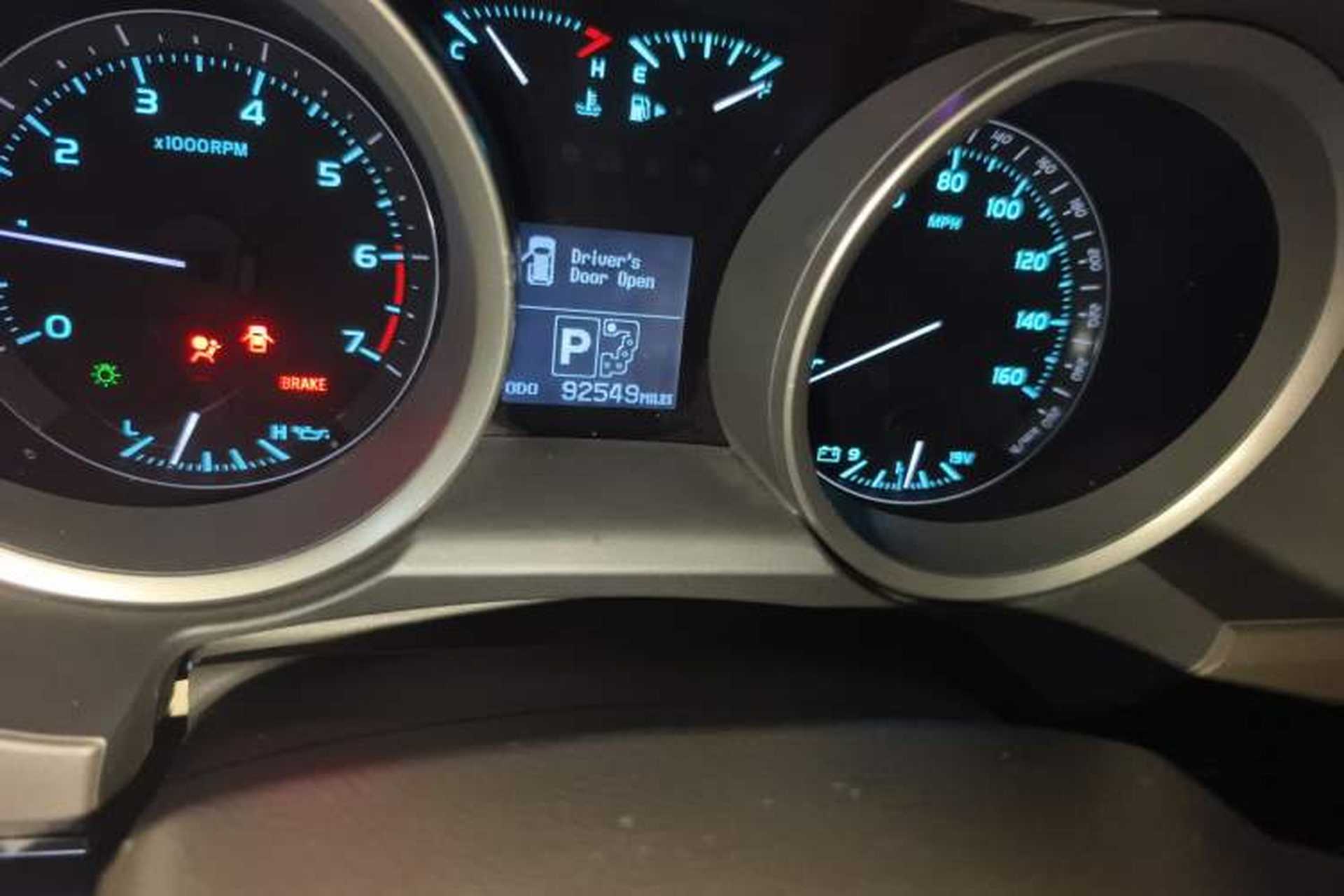 Used Toyota Land Cruiser  Odometer Close Up