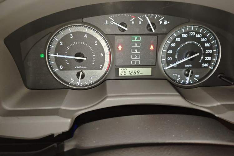 Used Toyota Land Cruiser  Odometer Close Up