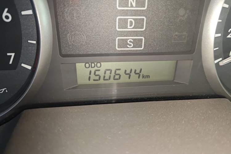 Used Toyota Land Cruiser 2012 4.0L Automatic VX Odometer Close Up