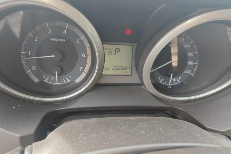Used Toyota Land Cruiser  Odometer Close Up