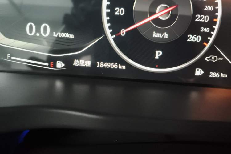 Used Toyota Land Cruiser  Odometer Close Up