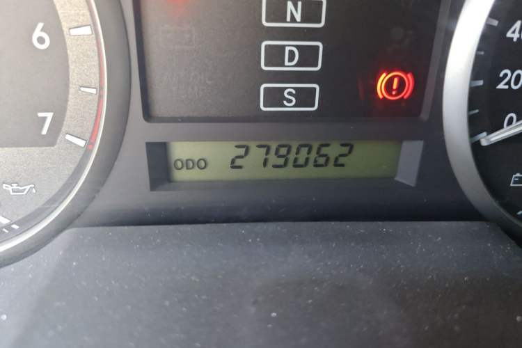 Used Toyota Land Cruiser  Odometer Close Up