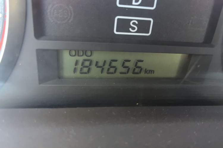 Used Toyota Land Cruiser  Odometer Close Up