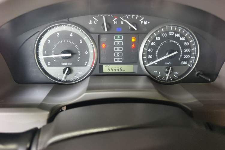 Used Toyota Land Cruiser  Odometer Close Up