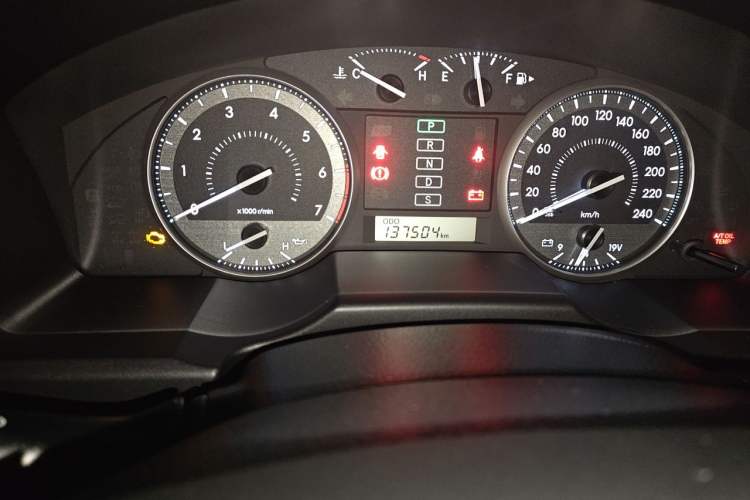 Used Toyota Land Cruiser  Odometer Close Up