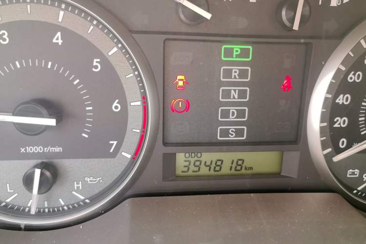 Used Toyota Land Cruiser 2014 4.0L Automatic Parallel Import Version Odometer Close Up