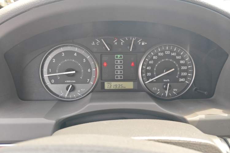 Used Toyota Land Cruiser  Odometer Close Up