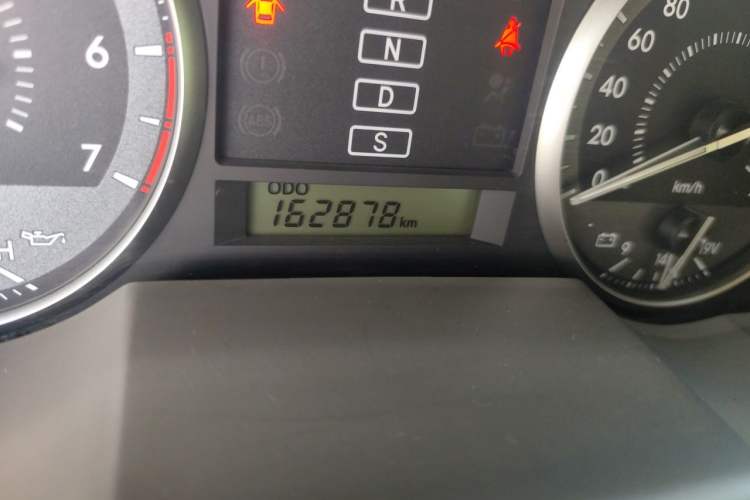 Used Toyota Land Cruiser  Odometer Close Up