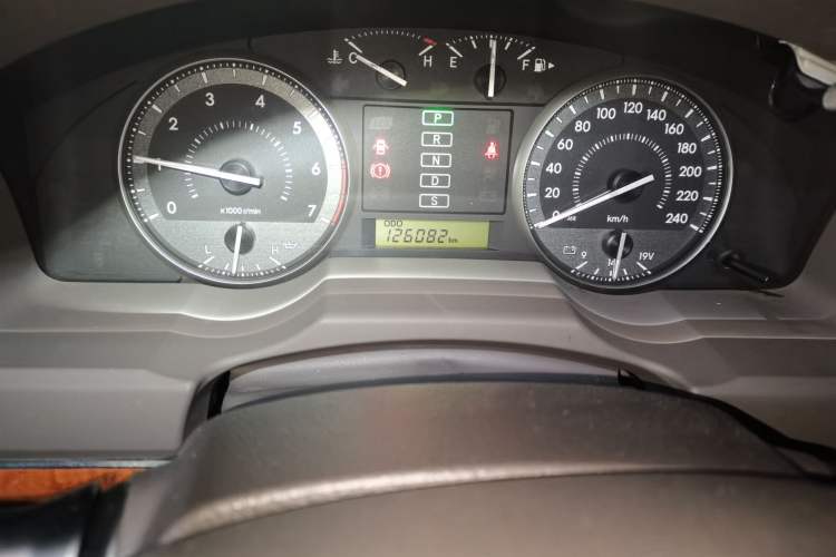 Used Toyota Land Cruiser  Odometer Close Up