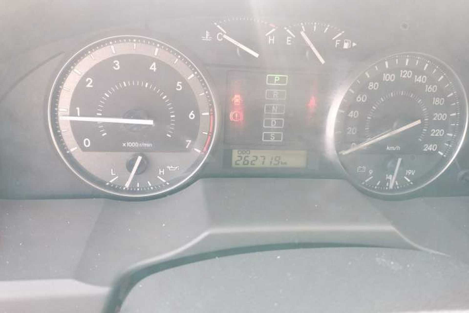Used Toyota Land Cruiser  Odometer Close Up