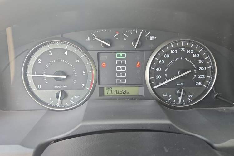 Used Toyota Land Cruiser  Odometer Close Up