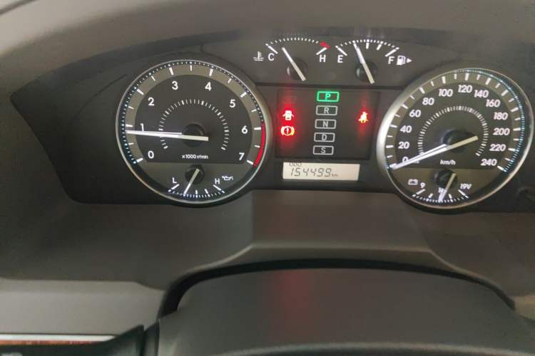 Used Toyota Land Cruiser 2014 4.0L Automatic Parallel Import Version Odometer Close Up