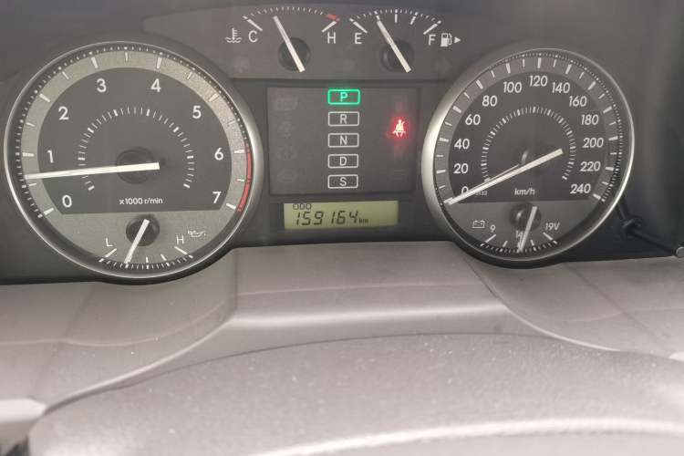 Used Toyota Land Cruiser  Odometer Close Up