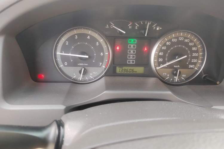 Used Toyota Land Cruiser  Odometer Close Up